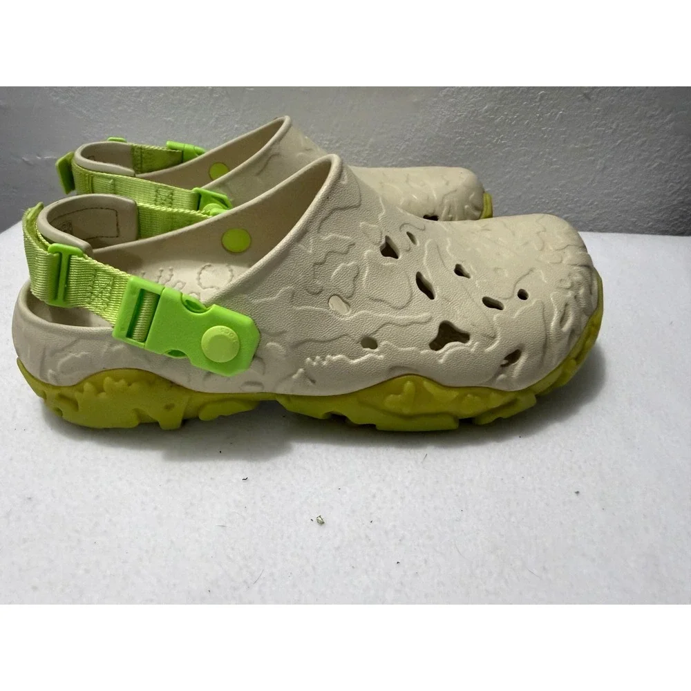 Crocs Echo Clog Desert Grass Limeade Mens 10 Womens 12 Sporty Sandal